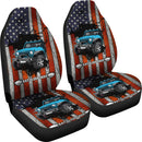 Eat Sleep Jeep Blue Premium Custom Car Seat Covers Decor Protectors Nearkii