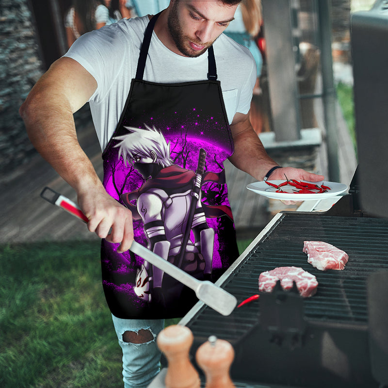 Kakashi Anbu Moonlight Custom Apron Best Gift For Anyone Who Loves Cooking