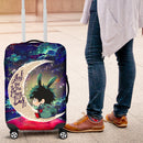 Deku My Hero Academia Anime Love You To The Moon Galaxy Luggage Cover Suitcase Protector Nearkii