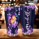 Butterfly Personalized Custom Tumbler Nearkii