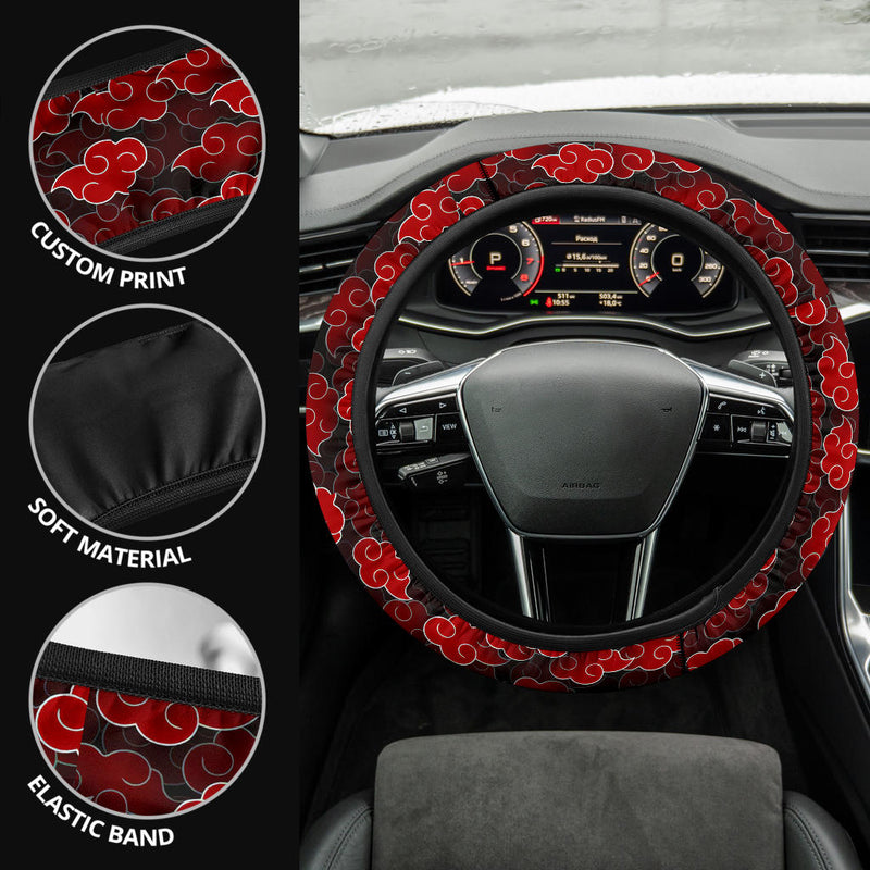 Akatsuki Cloud 3D Car Steering Wheel Cover Nearkii