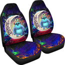 Monster Inc Sully And Mike Love You To The Moon Galaxy Premium Custom Car Seat Covers Decor Protectors Nearkii