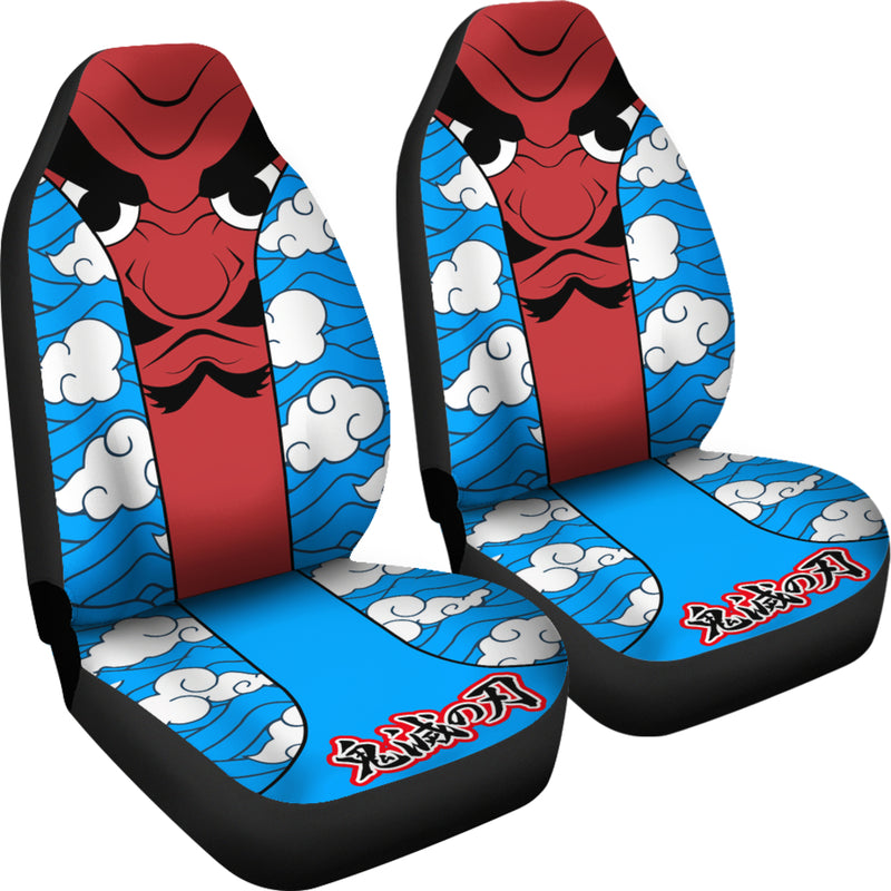 Demon Slayer Sakonji Urokodaki Anime Premium Custom Car Seat Covers Decor Protectors Nearkii