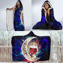 Unicorn Deadpool And Spiderman Avenger Love You To The Moon Galaxy Economy Hooded Blanket Nearkii