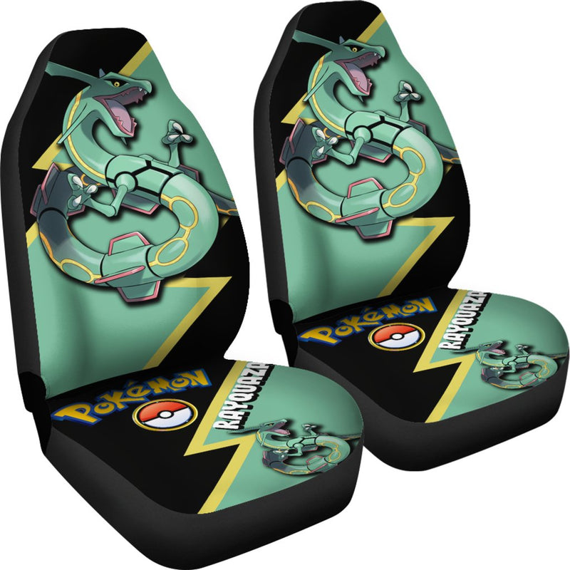 Rayquaza Car Seat Covers Custom Anime Pokemon Car Accessories Nearkii