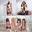 Kimetsu No Yaiba Girl Economy Hooded Blanket Nearkii