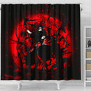 Itachi Moon Reg Anime Shower Curtain Nearkii