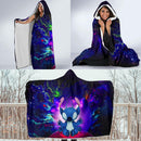 Stitch Yoga Love You To The Moon Galaxy Economy Hooded Blanket Nearkii