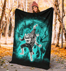 Goku Vegeta Moonlight Premium Blanket Nearkii