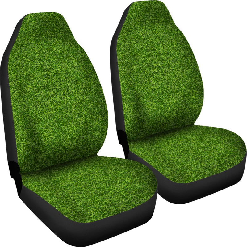 Best Perfect Green Grass Carpet Premium Custom Car Seat Covers Decor Protector Nearkii