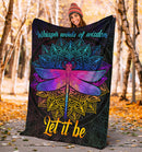 Dragonfly Mandala Let It Be Premium Blanket Nearkii
