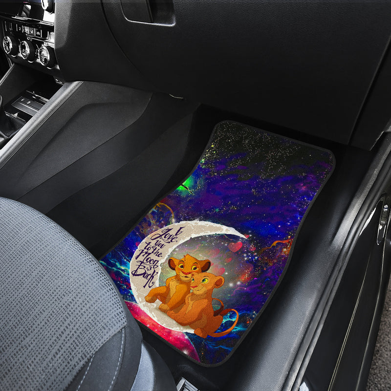 Lion King Simba Nala Love You To The Moon Galaxy Car Floor Mats Car Accessories Nearkii