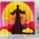 Jujutsu Kaisen Sukuna Shower Curtain Nearkii