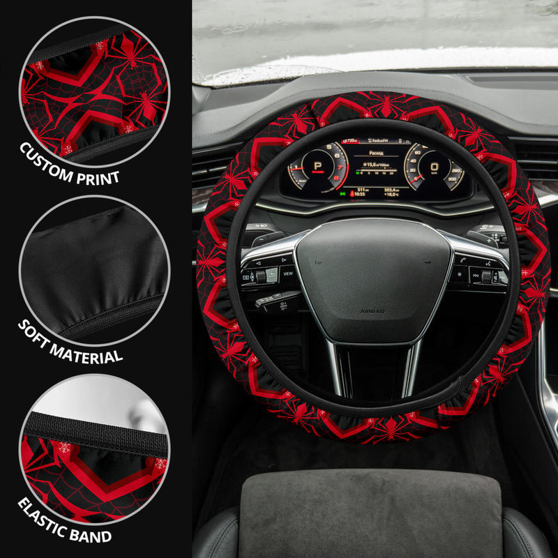 Spiderman Coming Home Premium Custom Car Steering Wheel Cover Nearkii