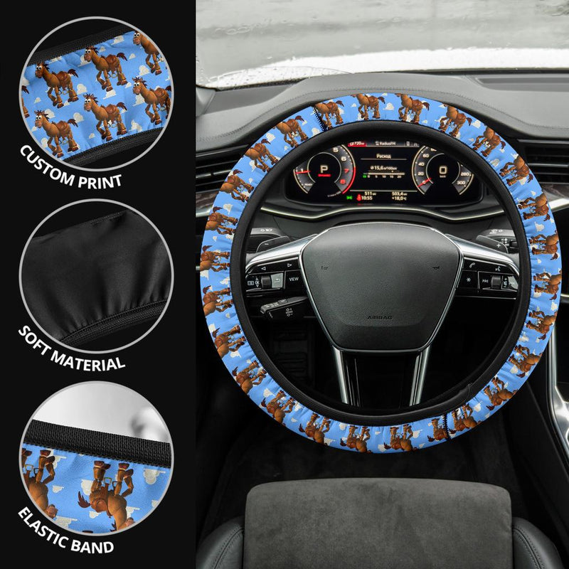 Toy Story Bullseye Car Steering Wheel Cover