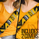 Yellow White Jeep Car Seat Belt Cover Custom Car Accessories Nearkii