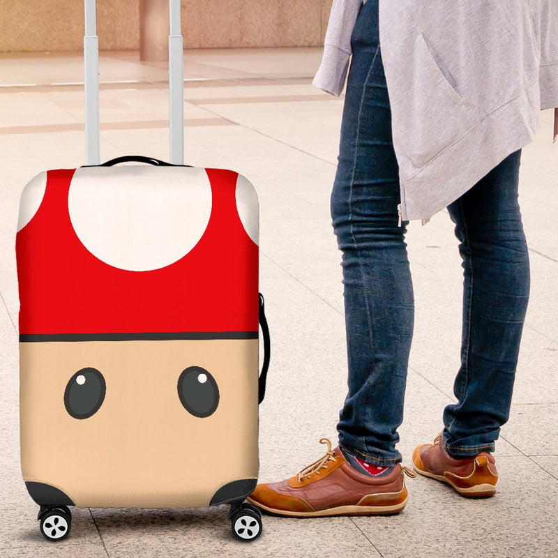 Mario Mushroom Luggage Cover Suitcase Protector 1 Nearkii