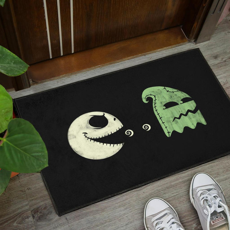 Pacman Jack Skellington Doormat Nearkii