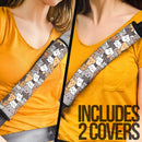 Cat Head Cute Premium Custom Car Seat Belt Covers Nearkii