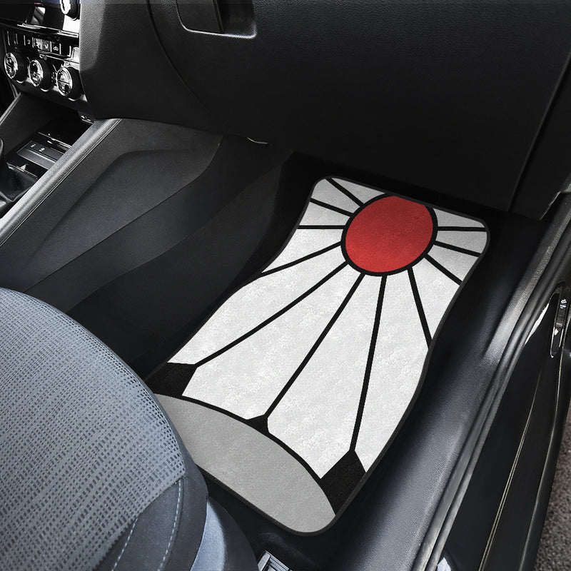 Hanafuda Rising Sun Tanjiro Car Floor Mats Car Accessories Nearkii