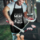 Meat In Your Mouth Custom Apron Gift for Cooking Guys