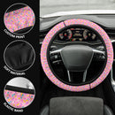 Pink Donut Premium Car Steering Wheel Cover Nearkii