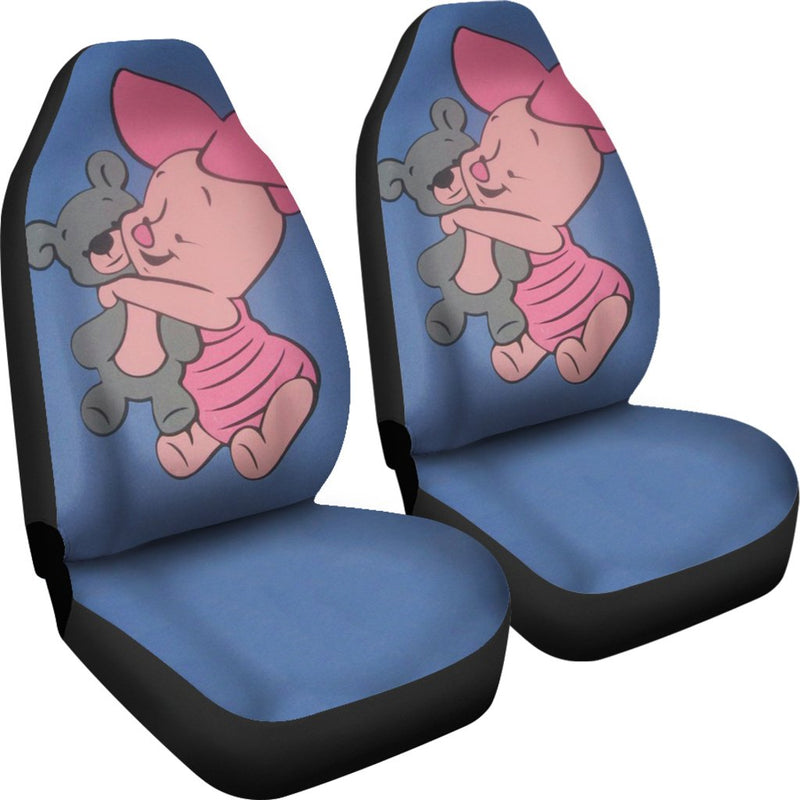 Piglet And Teddy Premium Custom Car Seat Covers Decor Protector Nearkii