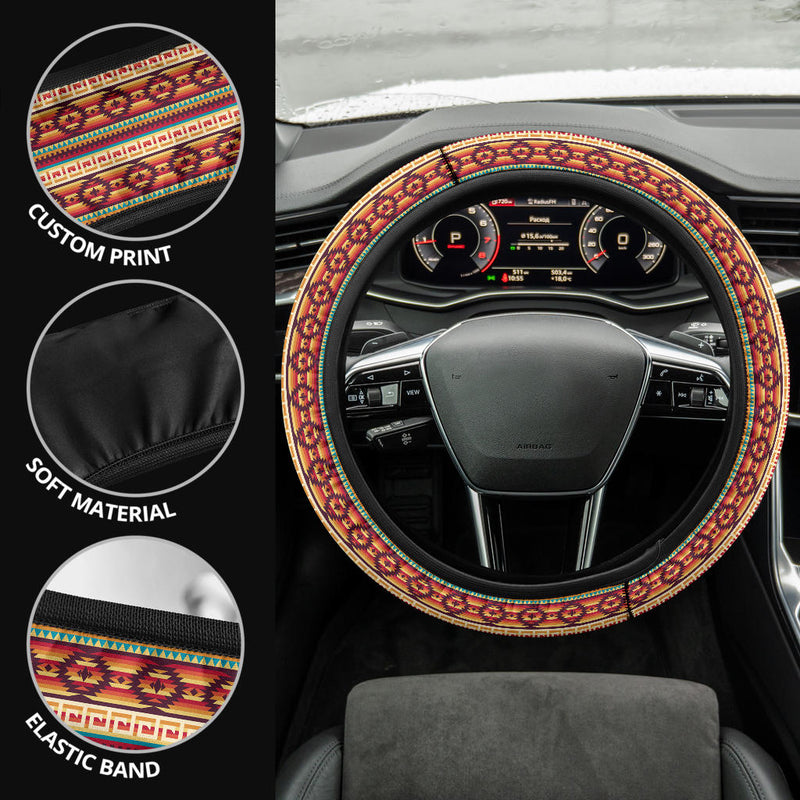 Native American Vintage Premium Car Steering Wheel Cover Nearkii