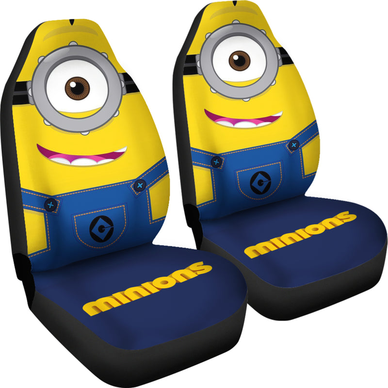 Minion Premium Custom Car Seat Covers Decor Protectors Nearkii