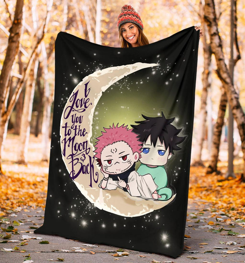 Jujutsu Kaisen Megumi Sukuna Chibi Cute Anime Premium Blanket Nearkii