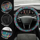 Funny Monters Premium Car Steering Wheel Cover Nearkii