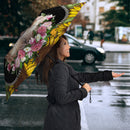 Cute Sloth Sunflower Zipper Umbrella Nearkii