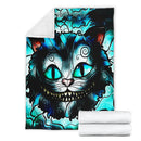 Alice In Wonderland'S Cheshire Cat Premium Blanket Nearkii