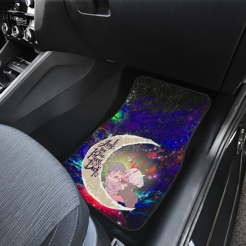 Darling In The Franxx Hiro And Zero Two Love You To The Moon Galaxy Car Mats Nearkii