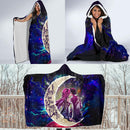 SAO Sword Art Online Asuna Kirito Love You To The Moon Galaxy Economy Hooded Blanket Nearkii