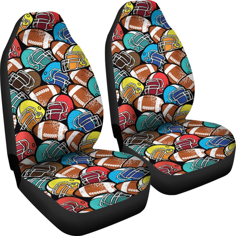 Best Abstract American Football Pattern Seat Covers Car Decor Car Protector Nearkii