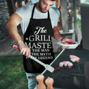 The Grill Master The Man BBQ Custom Apron Best Gift For Anyone Who Loves Cooking