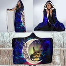 Pikachu Horro Love You To The Moon Galaxy 2 Economy Hooded Blanket Nearkii