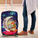 Fox Couple Love You To The Moon Galaxy Luggage Cover Suitcase Protector Nearkii