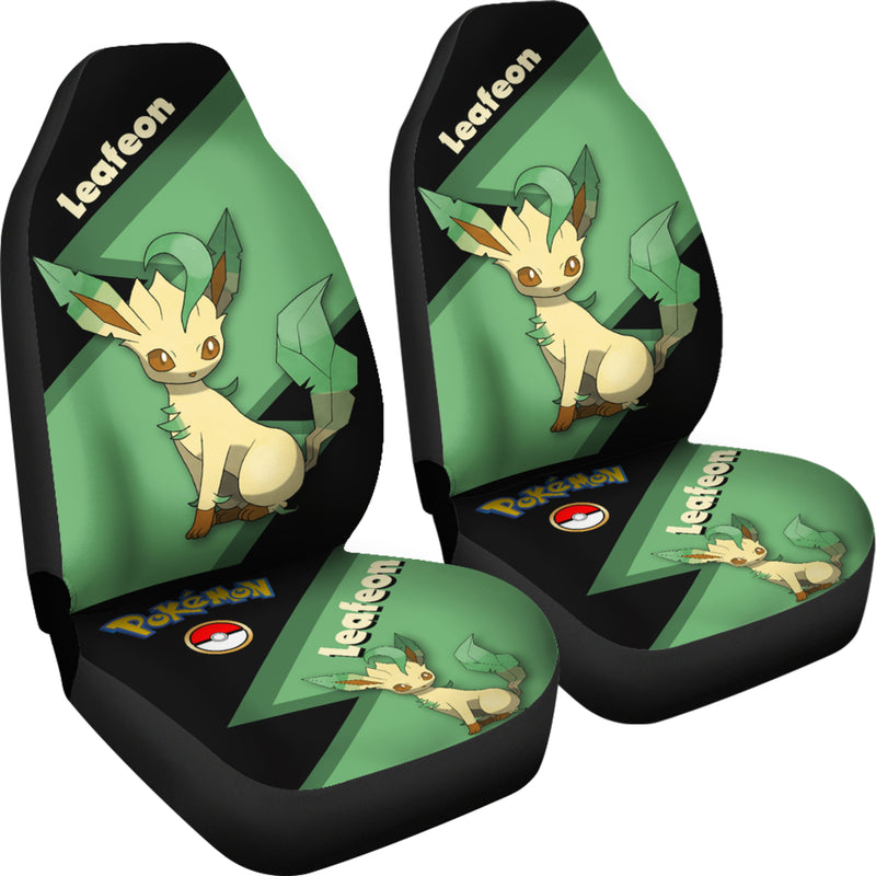 Leafeon Eevee Evolution Pokemon Premium Custom Car Seat Covers Decor Protectors Nearkii