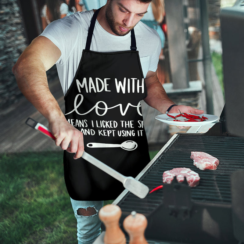 Made With Love Custom Apron Best Gift For Anyone Who Loves Cooking