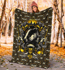 Hufflepuff Harry Potter Premium Blanket Nearkii