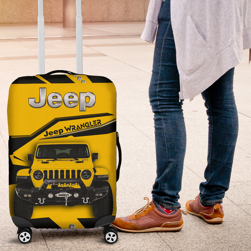 Yellow Jeep Luggage Cover Suitcase Protector Nearkii