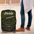 Green Jeep Luggage Cover Suitcase Protector Nearkii