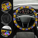 Stitch Sunflower Car Steering Wheel Cover Nearkii