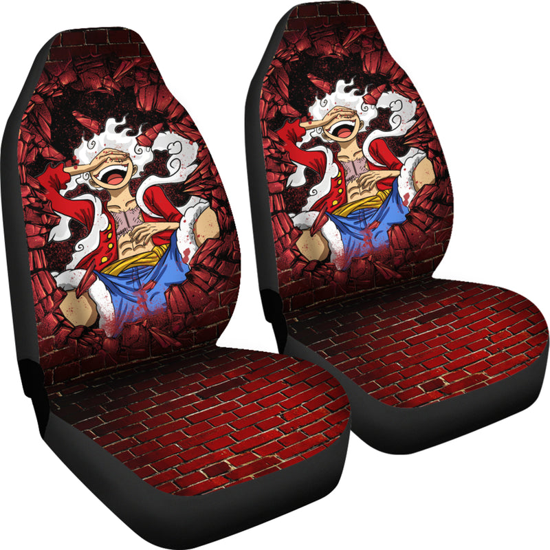 Luffy Gear 5 One Piece Anime Car Seat Covers Car Accessories Nearkii