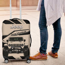 Cream White Jeep Luggage Cover Suitcase Protector Nearkii