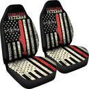 Best Us Navy Submarine Veteran Usa Flag Vintage Premium Custom Car Seat Covers Decor Protector Nearkii