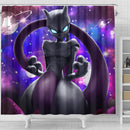 Mewtwo Galaxy Pokemon Shower Curtain Nearkii