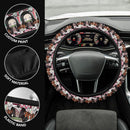 Cute Kamado Nezuko Demon Slayer Anime Car Steering Wheel Cover 1 Nearkii